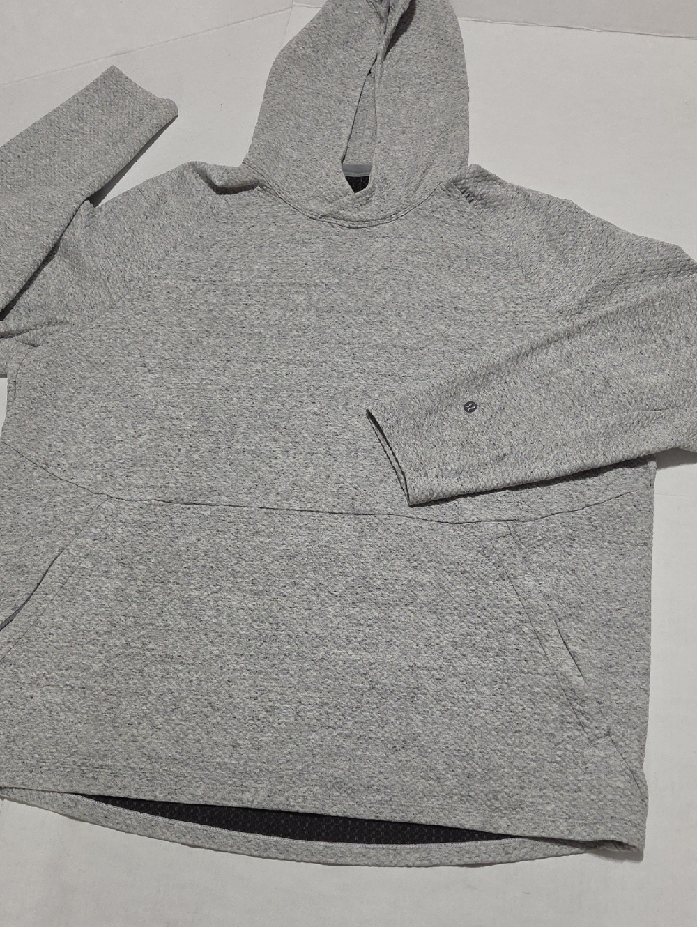 WoMen's Heather Gray Hoodie Sweatshirt